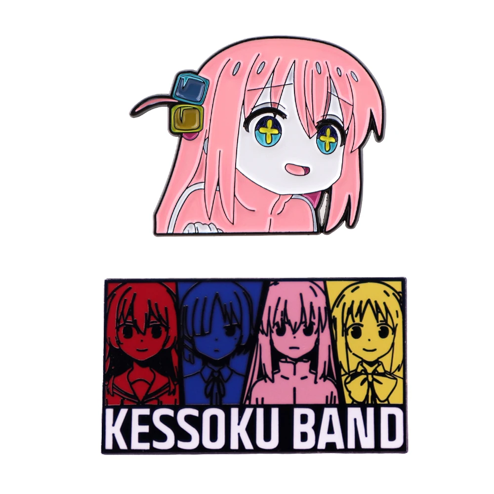 

Anime BOCCHI THE ROCK! Lapel Pins for Backpack Girls Women's Brooch for Clothes Enamel Pin Metal Badges Jewelry Accessories