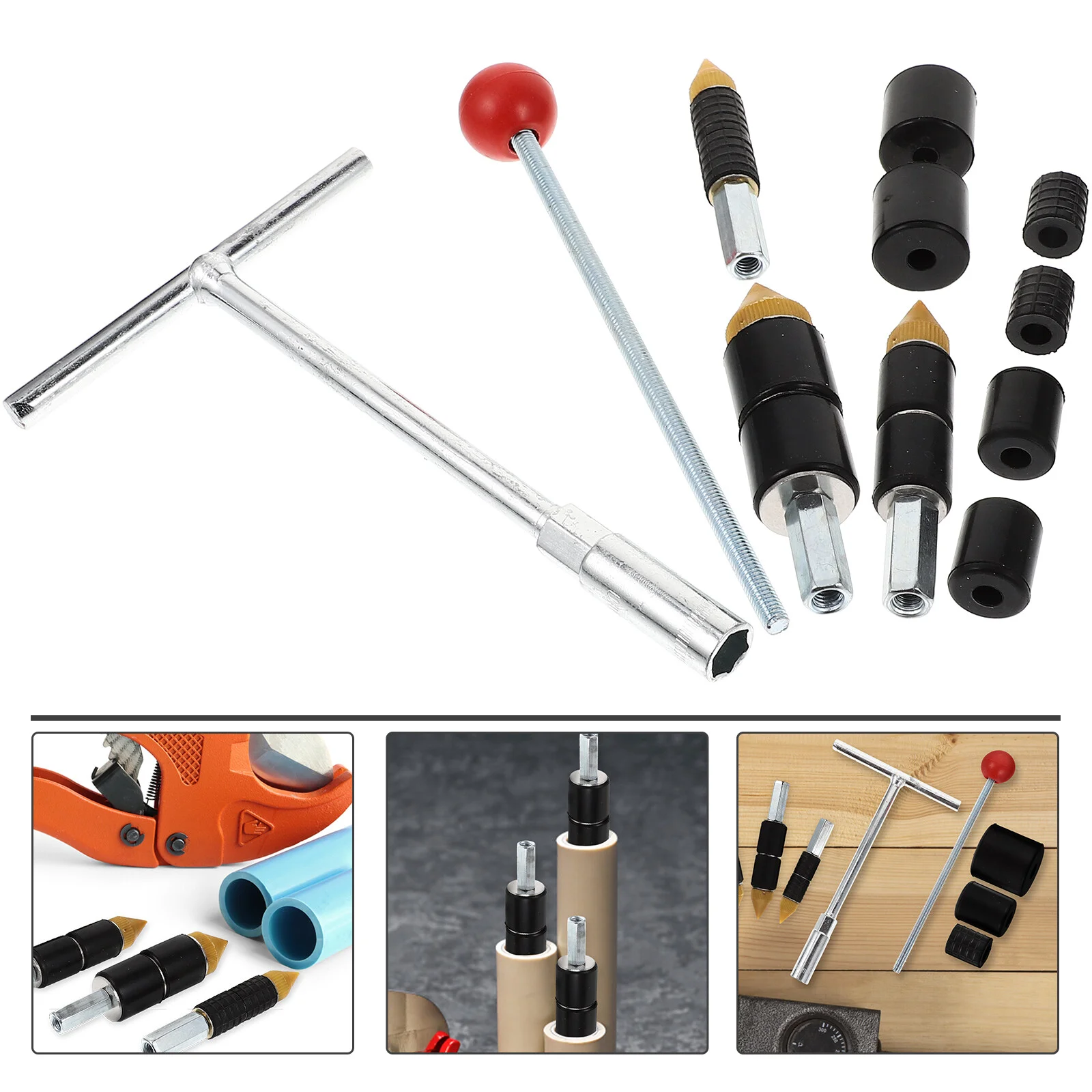

Hot Melt Tube Plumbing Wrench Water Pipe Stop Stopper Tools Pin Stainless Steel