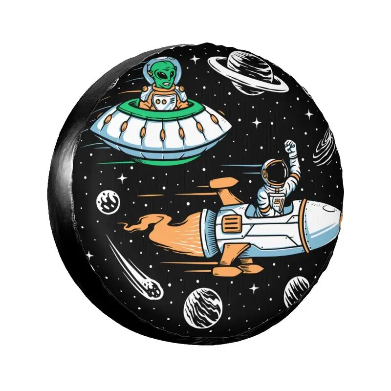 

Astronaut Car Tire Cover Custom Outdoor Touring Car Tire Protection Bag Universal Size033 Tire Cover