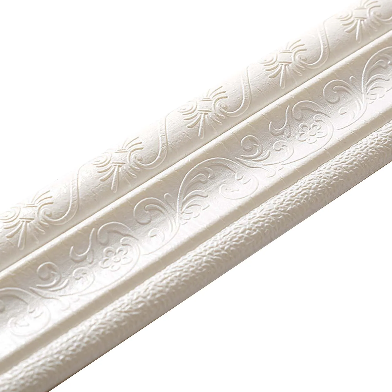 

3D Foam Wall Waistline Wall Sticker Waterproof Self-adhesive Border Top Corner Line DIY Wall Edge Strip Home Decoration