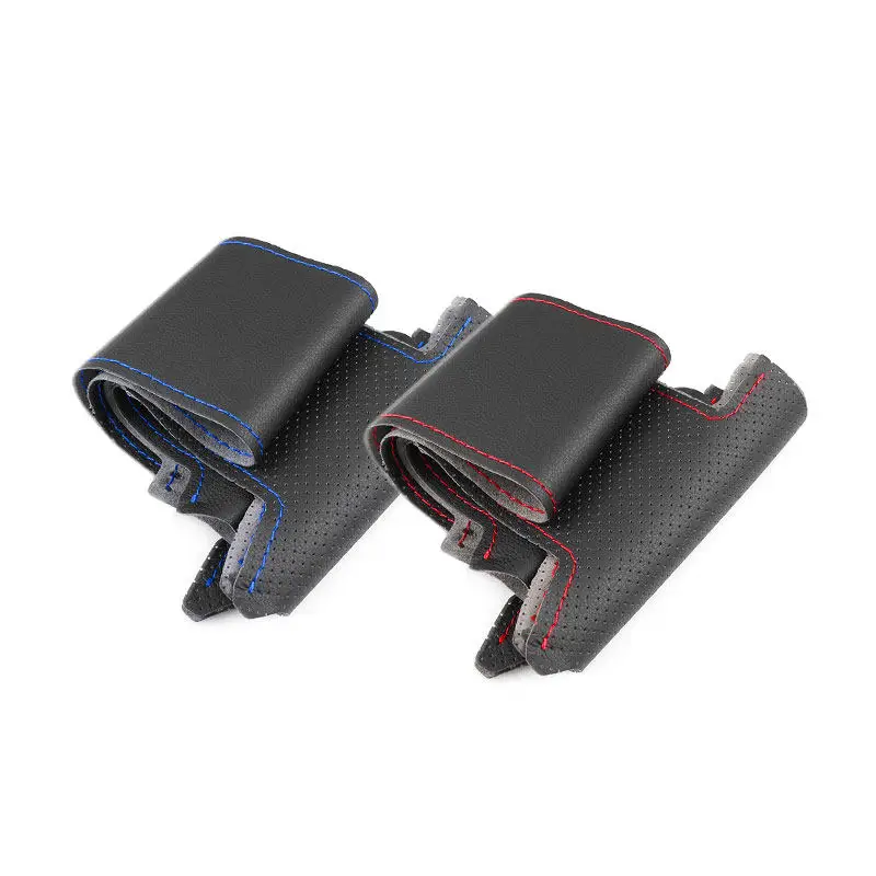 Для Audi (O Shape) A6 C8/4K S6 A7 4K8 A8 D5/4N S8 E-Tron S GT Перфорированная кожаная крышка рулевого