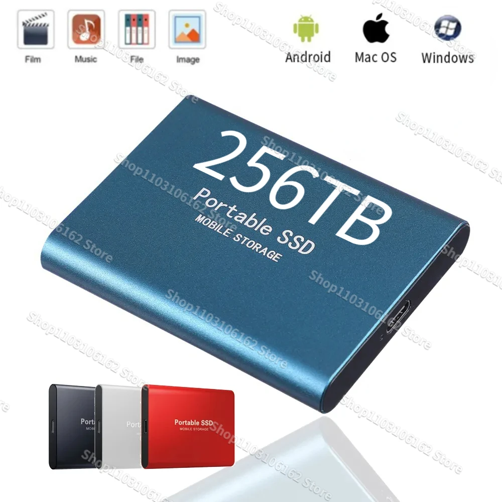

256TB SSD 128TB 2TB 8TB TYPE-C USB 3.1 Portable SSD Sata 4TB 8TB Disco Duro Externo Pen Drive 16TB Usb Flash Hard Drive PS5
