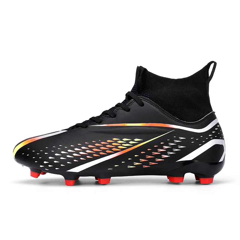 Men Soccer Shoes Outdoor Non-slip Football Boots TF/GF Training Kids Futsal Shoes Light Superfly Cleats Grass Soccer Sneakers