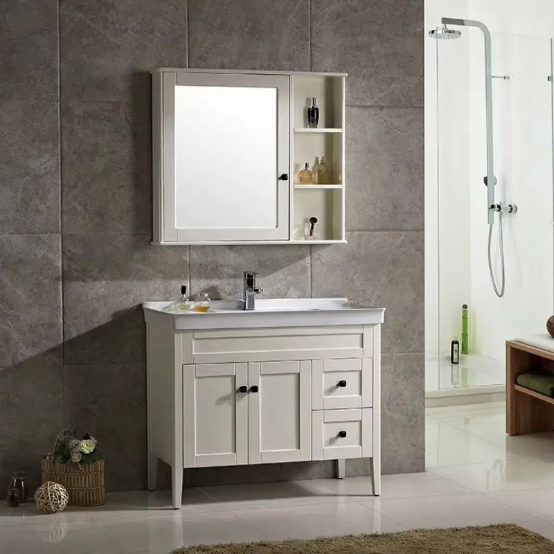 Мебель из цельного дерева в американском стиле туалетный столик для ванной