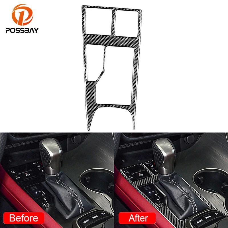 

Car Gear Shift Box Panel Cover Trim Carbon Black for Lexus RX350 RX450h 2016 2017 2018 2019 2020 2021 Auto Interior Accessories