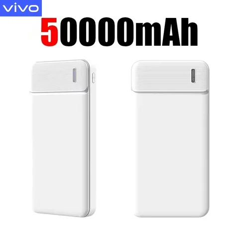 Портативный внешний аккумулятор VIVO 500000 мАч, 120 Вт, большая емкость, сверхбыстрая зарядка, внешний аккумулятор для путешествий на открытом воздухе, новинка 2026 года