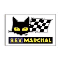 90x150cm sev marchals flag polyester printed racing car for decoration