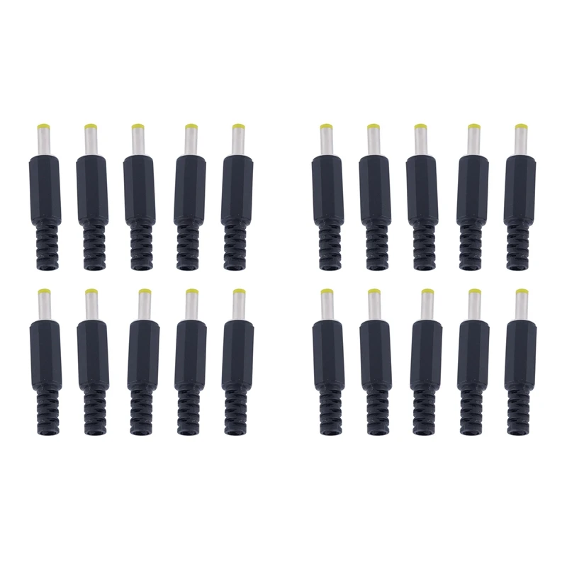 

DC In-Line Plug Socket Jack Connector Male / Female, Plug 1.7Mm 4.0Mm 20 Pcs