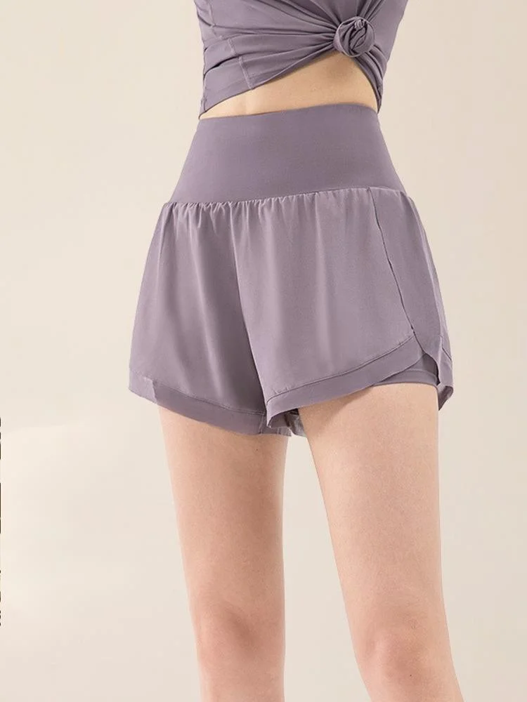 Шорты женские однотонные для балета и йоги костюм на Хэллоуин с завышенной