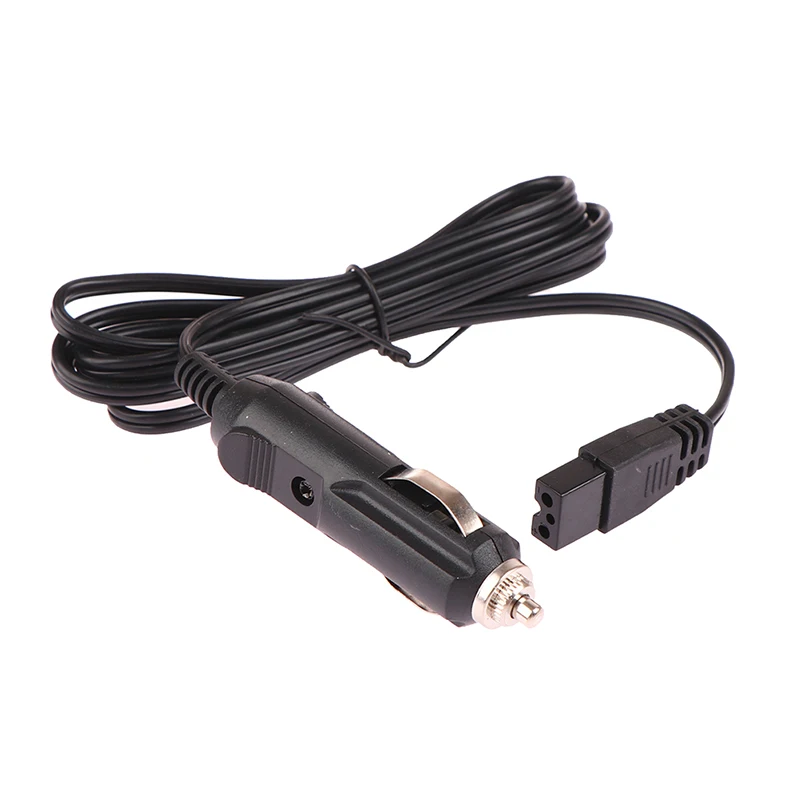 2 Pin Lead Cable Plug Wire Car Refrigerator Cigarette Lighter Power Cord