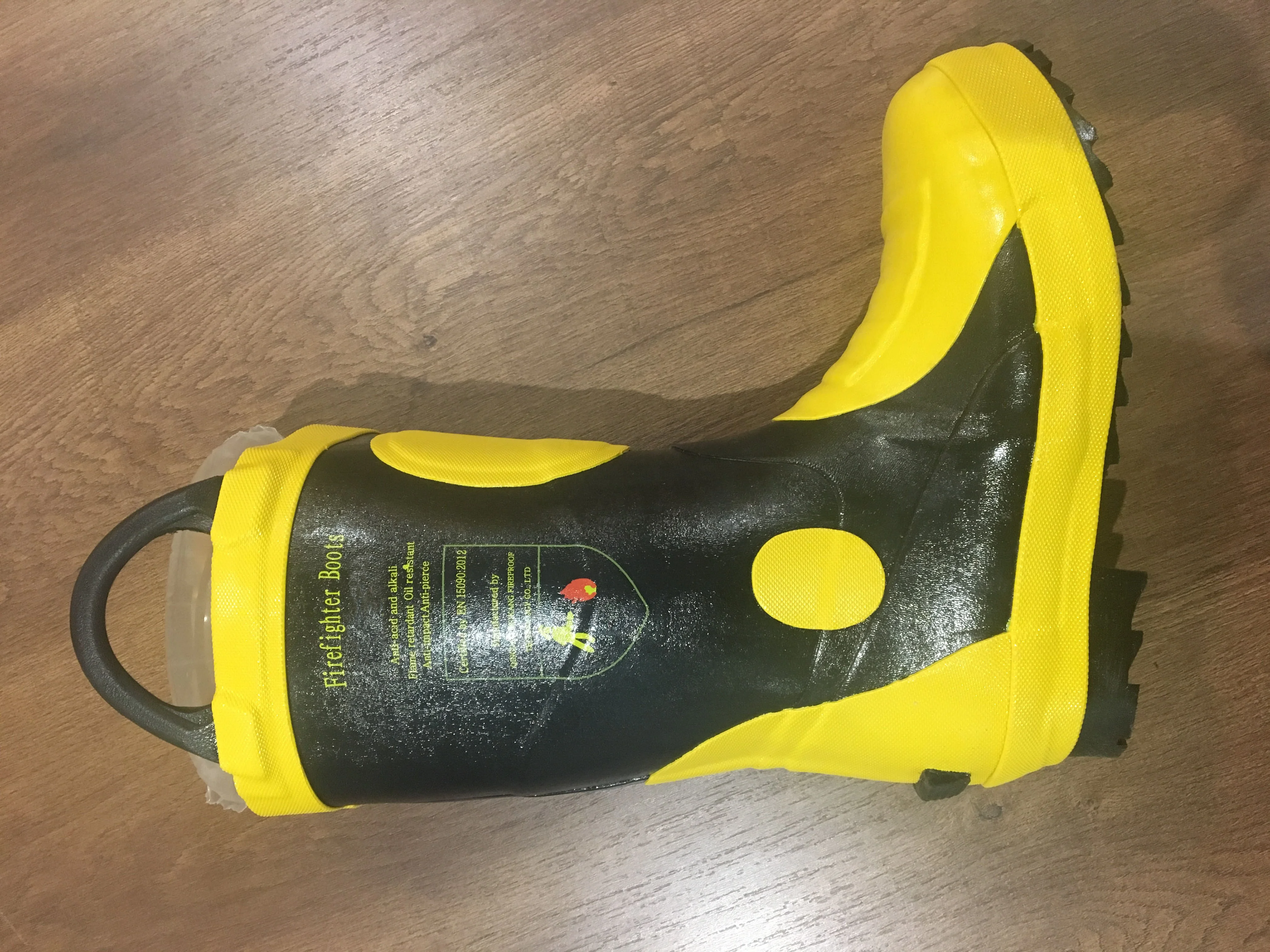 EN15090 защитные ботинки для пожарных мужские противопожарные противоударные