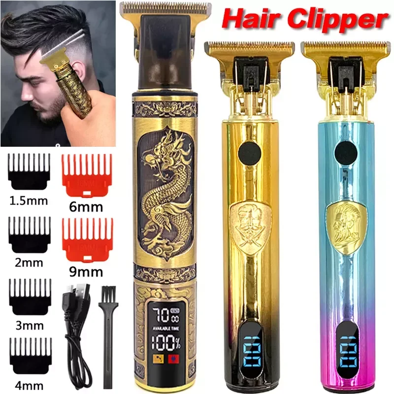 

NEW2023 New in New t9 Hair Trimmer Hair Clipper for Men USB Rechargeable Beard Trimmer Professional Cordless Hair Cutting Machi