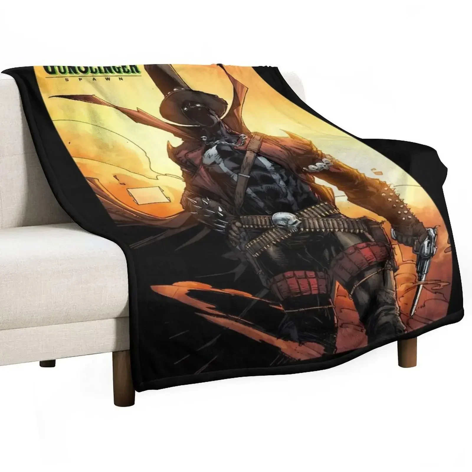 Одеяло Spawn GunSlinger 1 забавный подарок плюшевые летние одеяла для пикника