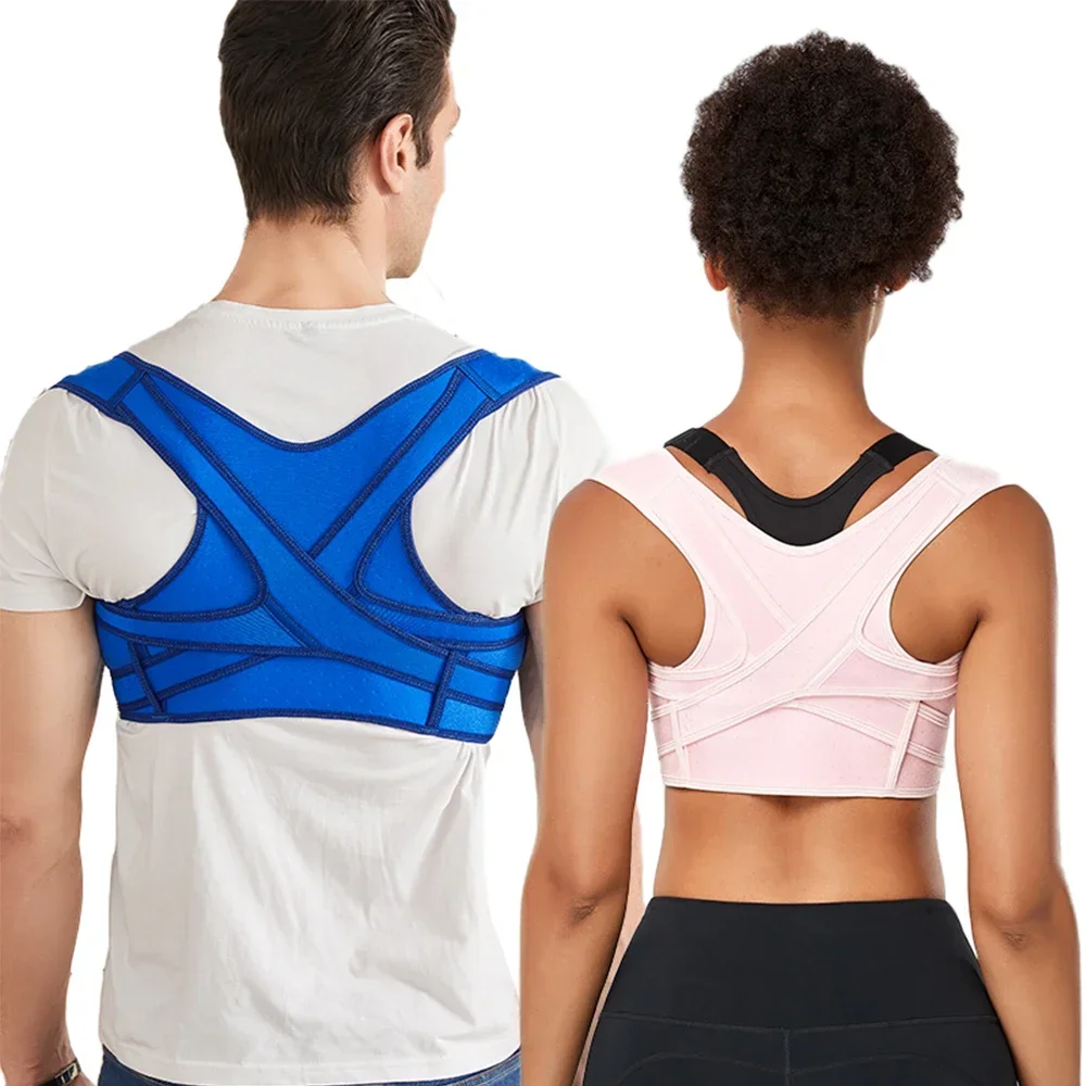 

Adjustable Clavicle Posture Corrector Upper Back Brace Shoulder Lumbar Support Belt Corset Men Women Hunchback Correction