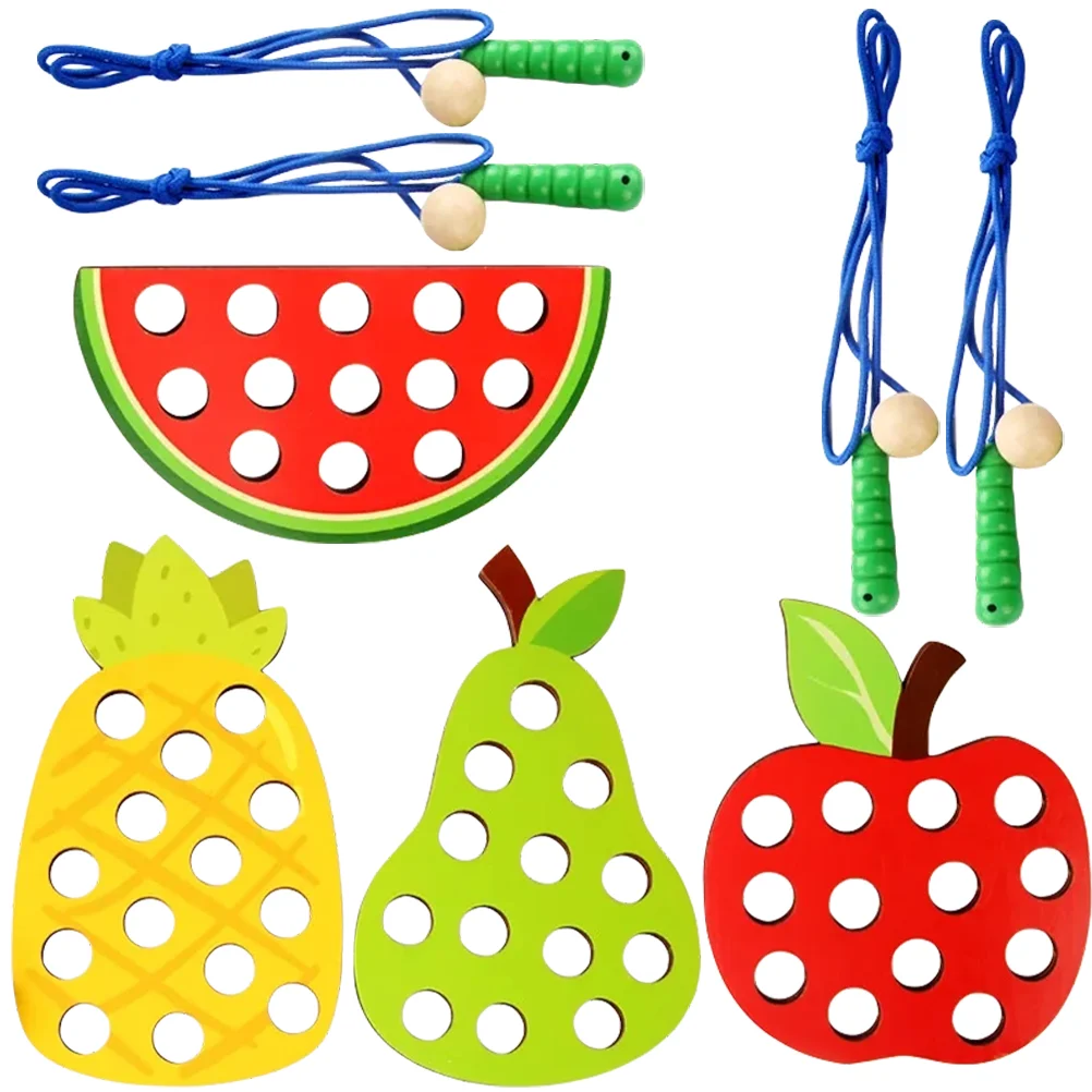 

1 Set Educational Lacing Toy Toddler Learning Montessori Toy Fine Motor Skill Toys Kids Toy