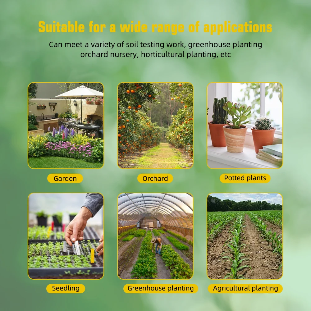 Датчик влажности и температуры почвы Tuya Smart BT водонепроницаемый Термогигрометр