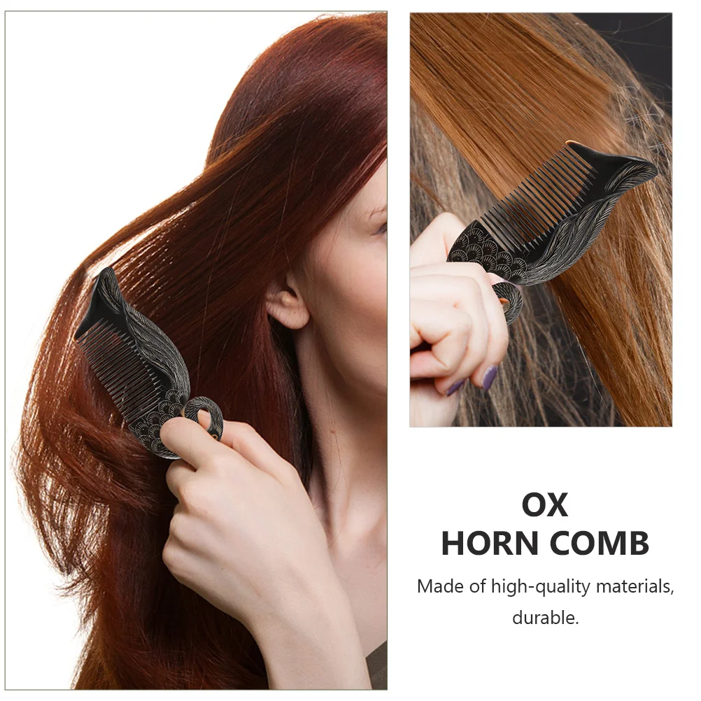 2 шт. расческа с черным лебединым рогом креативный массаж волос парикмахерский