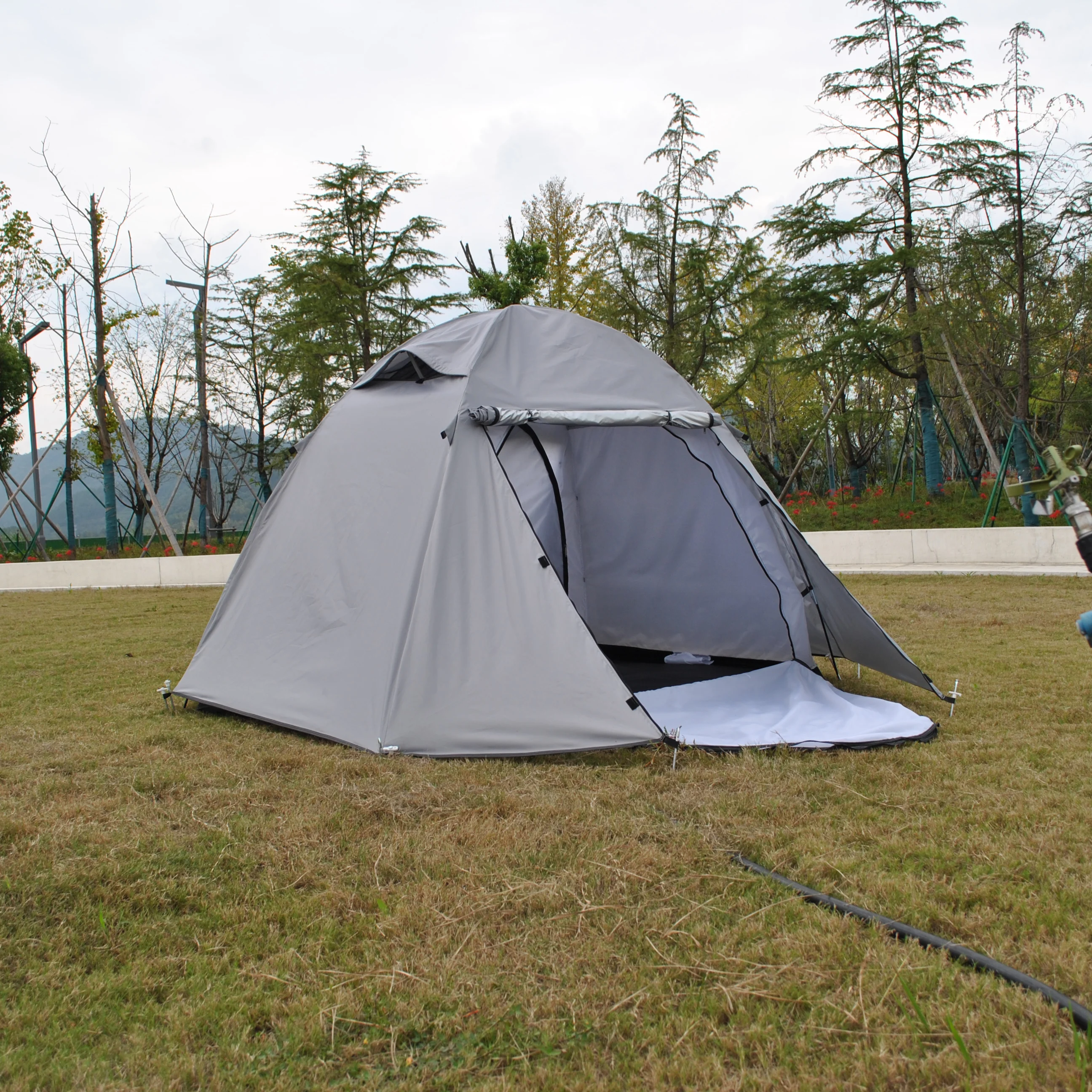 Wateroof 4-сезонная палатка для 2 человек солнцезащитная на открытом воздухе кемпинга