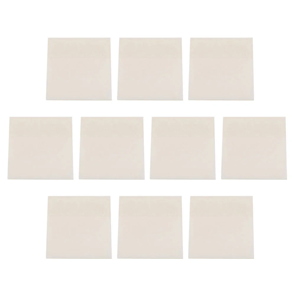 

10 книжных прозрачных ежедневных наклеек для записей, простые домашние заметки для офиса, компактные аксессуары