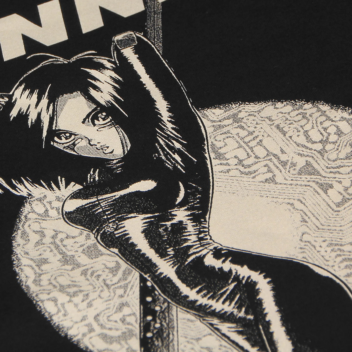 Футболка Gunnm Battle Angel Alita японское аниме серия экспериментов Lain Texhnolyze хлопковая