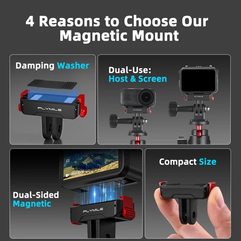 Flymile магнитное крепление для DJI OSMO Action 6/NANO