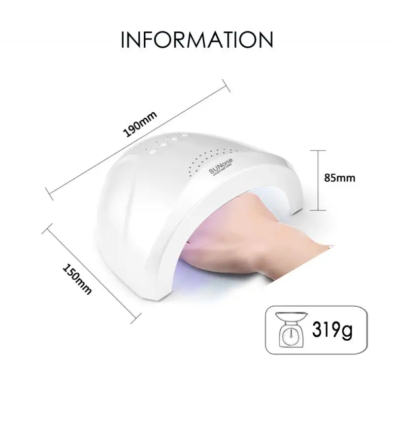 

Smart 48W UV Led Lamp Nail Dryer For All Types Nail Gel 36 Leds Lamp For Nail Manicure Sun Light Infrared Sensing Nail Art Tool