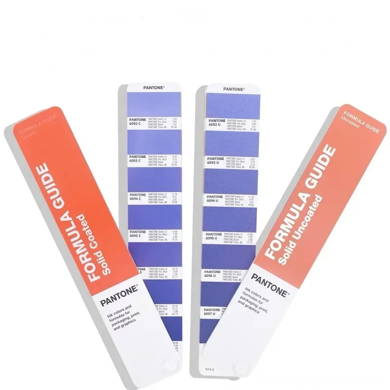 Новая версия 2 книги C/U Pantone Color Guide GP1601B Набор формулы с твердым покрытием и без