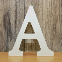 1pc 8cm diy freestanding wood wooden letters home decorations white alphabet wedding birthday party personalised name design