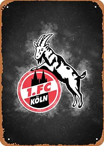 

1-Vintage Look Metal Sign Nl FC Koln 8"X12" Tin Plate Wall Decor