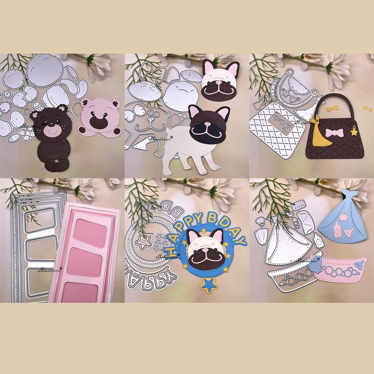 

2022 Cute Animal Series Metal Cutting Dies for DIY Scrapbooking Album Paper Cards Decorative Crafts Embossing Die Cuts