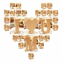wooden letters decor diy blocks words sign alphabet free standing wedding birthday party home display decoration photo props