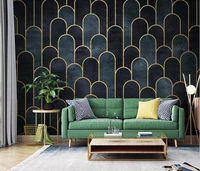 papel de parede custom wallpaper murals modern minimalist abstract geometric lines light luxury geometric background wall