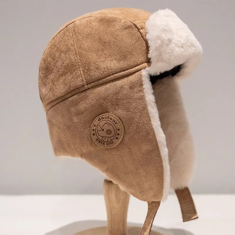 Детская шапка-бомбер из искусственного меха