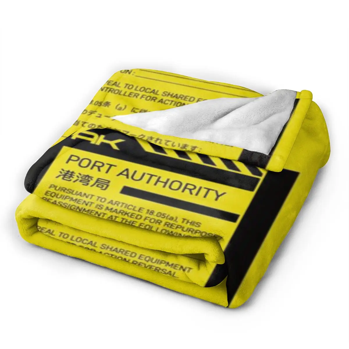 Ультра-мягкое Флисовое одеяло с наклейкой Port Administration