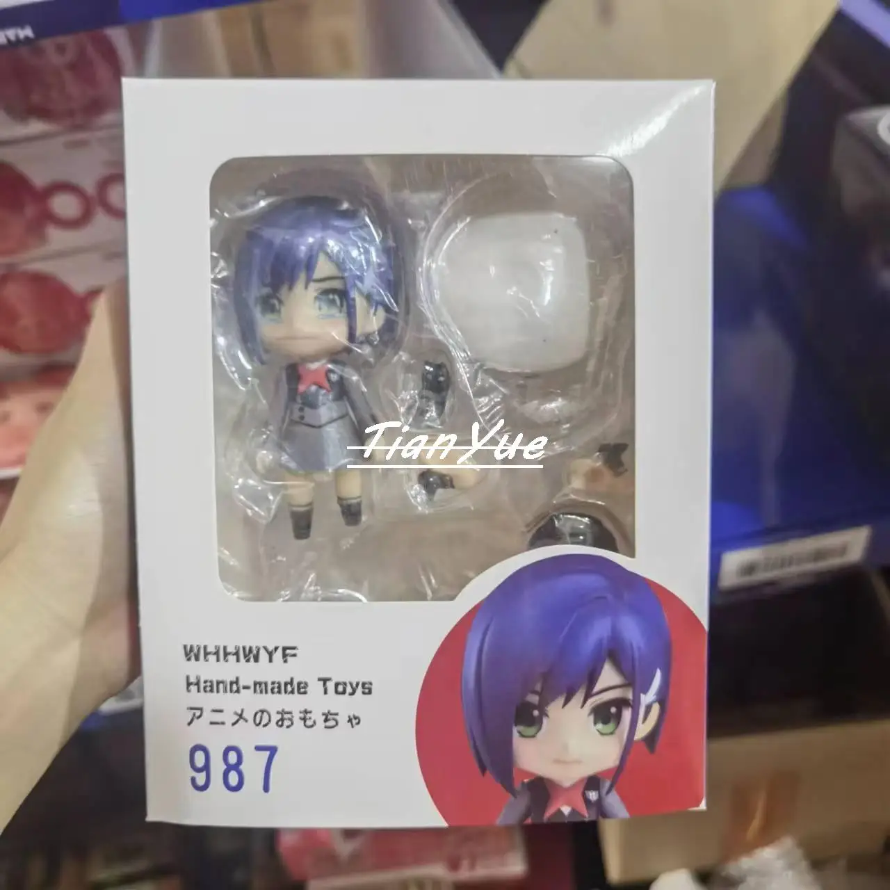 

Darling in the FRANXX ICHIGO 987 Q ver. Girls Anime PVC Action Figures Toys 10cm