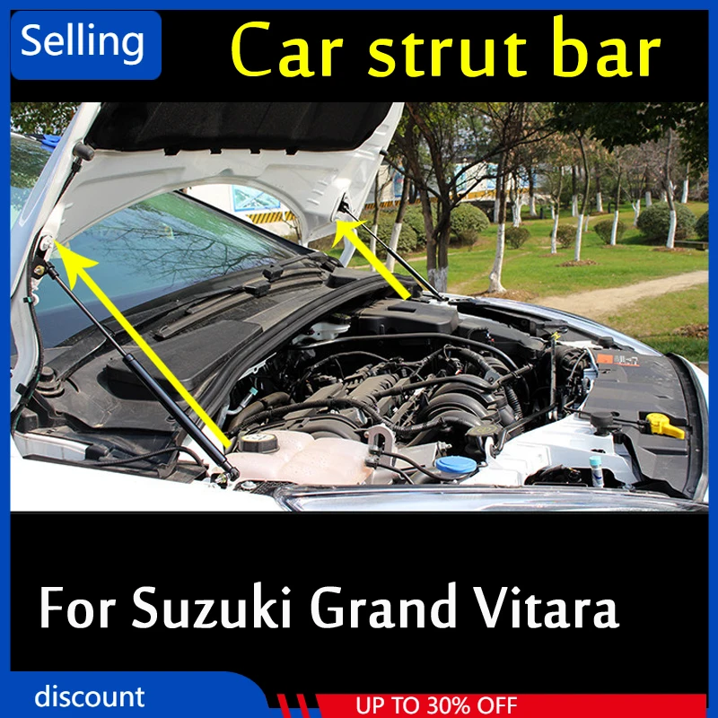 

2 pcs For Suzuki Vitara Grand Vitara Car Front Hood Engine Cover Supporting Hydraulic rod Lift Strut Spring Shock Bars Bracket Y
