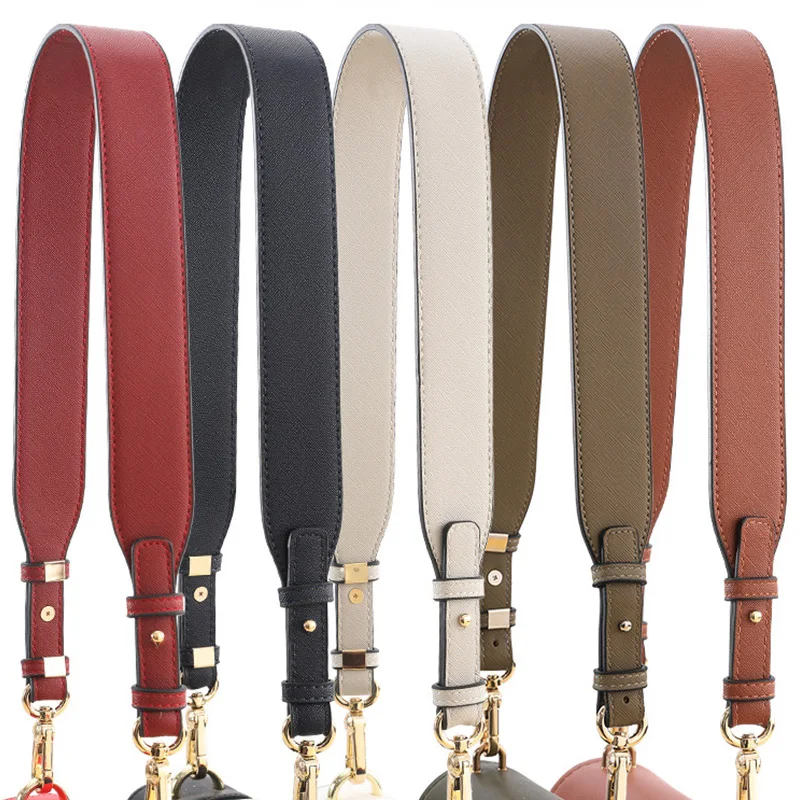 

Quality PU Leather Shoulder Bag Strap Fashion Accessories Diy Cross Body Adjustable Replacement Handbag Handle Solid Bag Belt