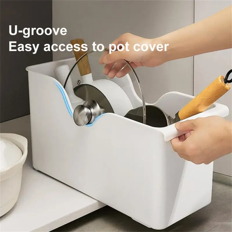 

U-shaped Groove Convenient Sorting Shelf Sundries Snack Snack Storage Box Household Practical Bathroom And Kitchen Cleaning Rack
