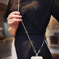 crossbody chain long diagonal shoulder pendant mobile phone lanyard to create and disassemble and short dual use anti lost sling
