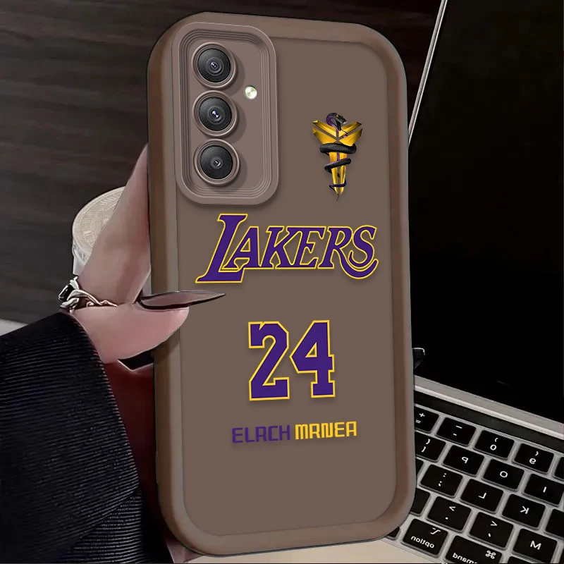 Классный чехол для телефона с баскетбольной звездой Samsung Galaxy A55 A35 A25 A15 A05 A05S 5G A24 A13