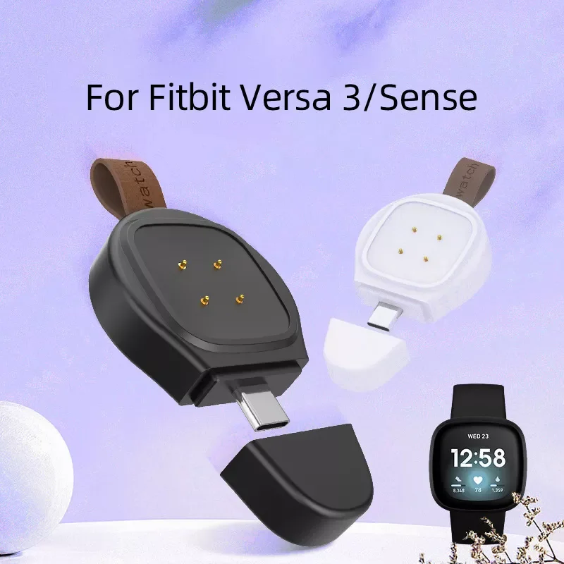 

USB Watch Charger For Fitbit Versa 3 sense Smart Watch Fast Charging Sport Classic Smartwatch Accessories