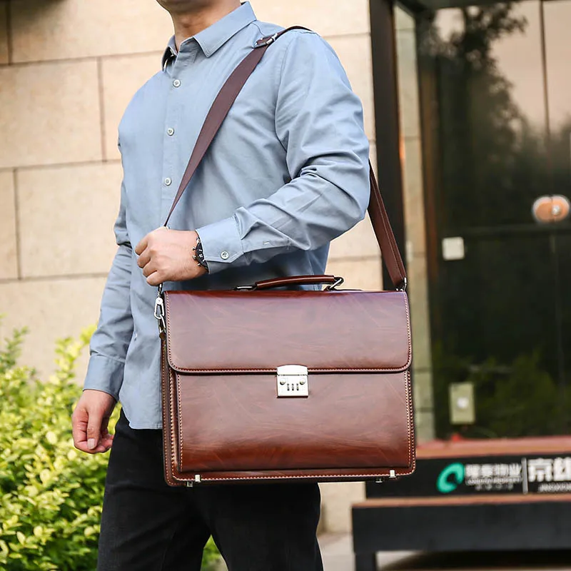 Мужская сумка для ноутбука 2020 дюйма, из натуральной кожи