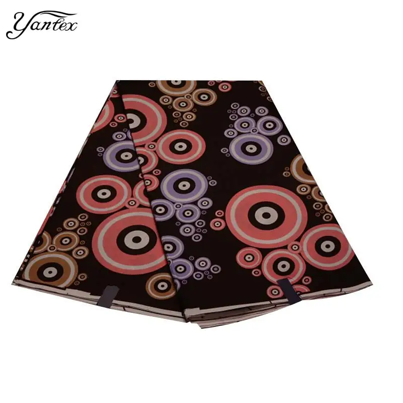 

YANTEX 2023 Новая мода настоящий воск африканская ткань с принтом мягкий настоящий воск африканская ткань Анкара 6 ярдов/шт. Для платьев