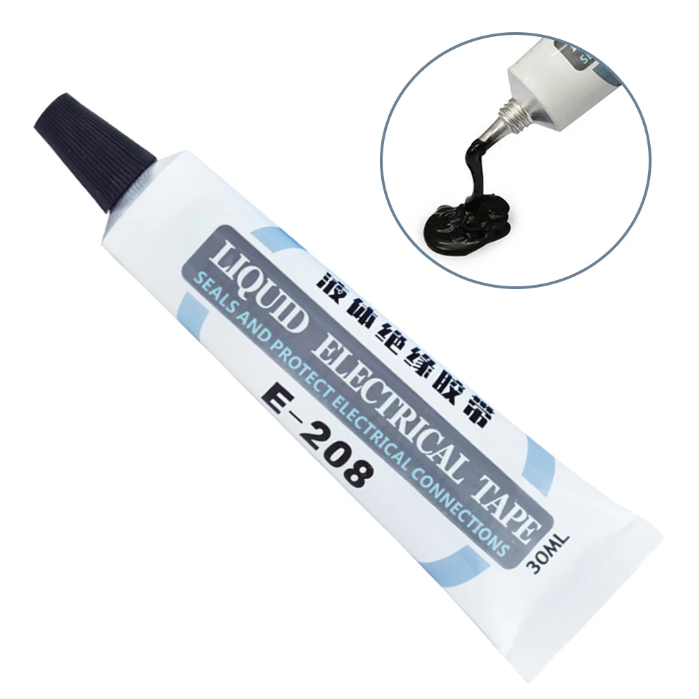 

30ml Fast Dry Anti UV Home Waterproof Tube Paste Flame Retardant Electrical Tape Liquid Insulation Indoor Office Repair Sealing