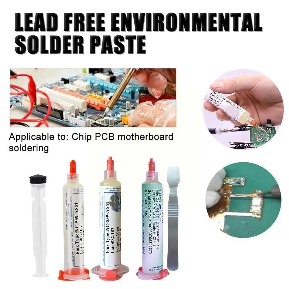 

Flux Nc-559-asm Bga Pcb No-clean Solder Paste Welding Soldering Oil Tools Advanced 10cc Flux Repair Grease P1o0