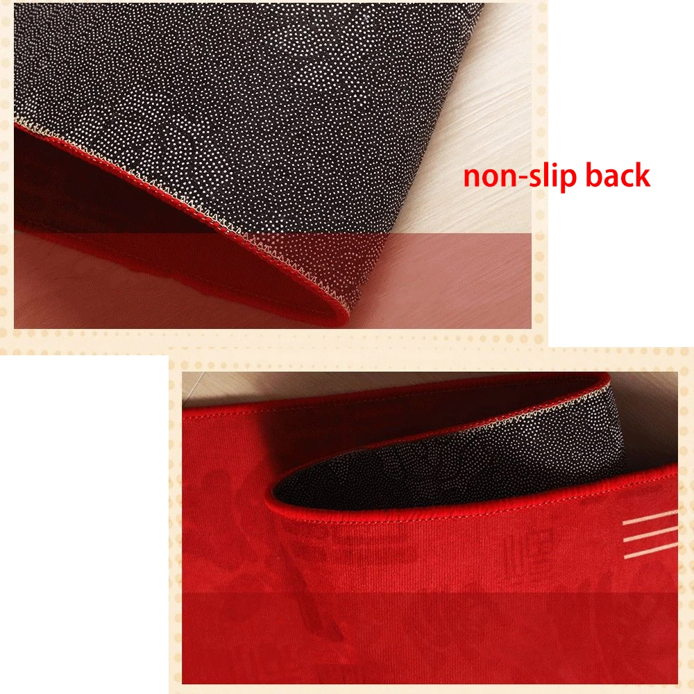 Красный классический круглый ковер коврик для стула гостиной большой спальни