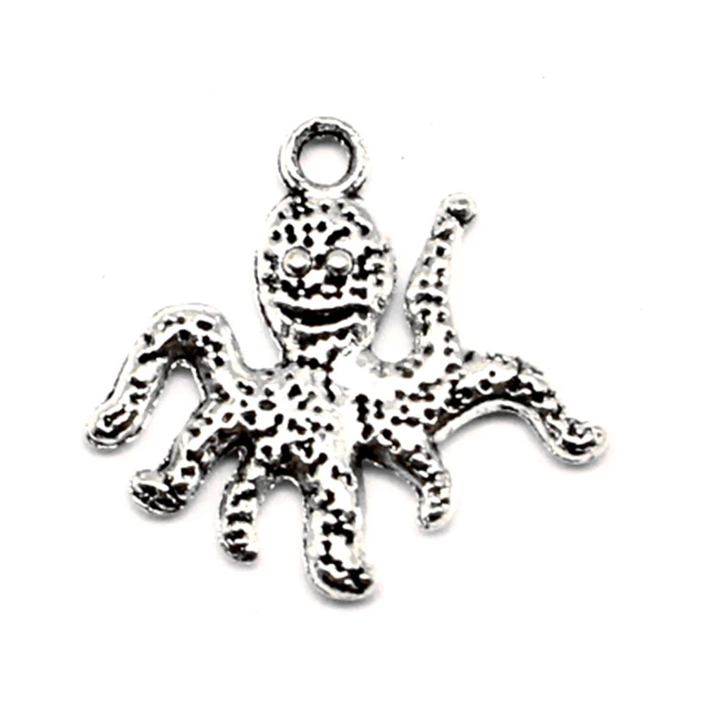 

Octopus Charm For Making Jewelry Diy Finding 60pcs 19X19mm