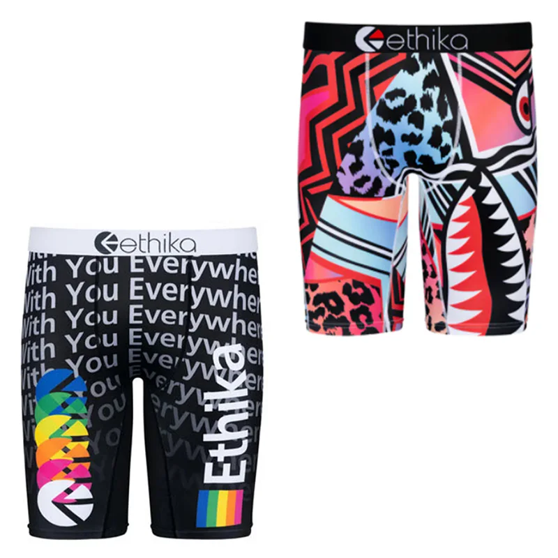 

Летние модные шорты Ethika, мягкие и дышащие, из полиэстера камуфляжной расцветки, модное повседневное нижнее белье, 2022