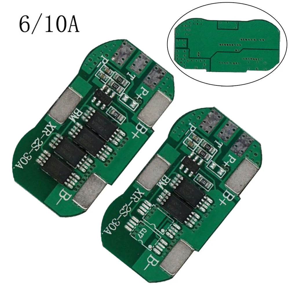 

1PCS 6A/10A BMS 2S 7.4V Li-ion Battery Charge Protection Board PCM PCB Cell Charging Common Port Power Tools Accessories