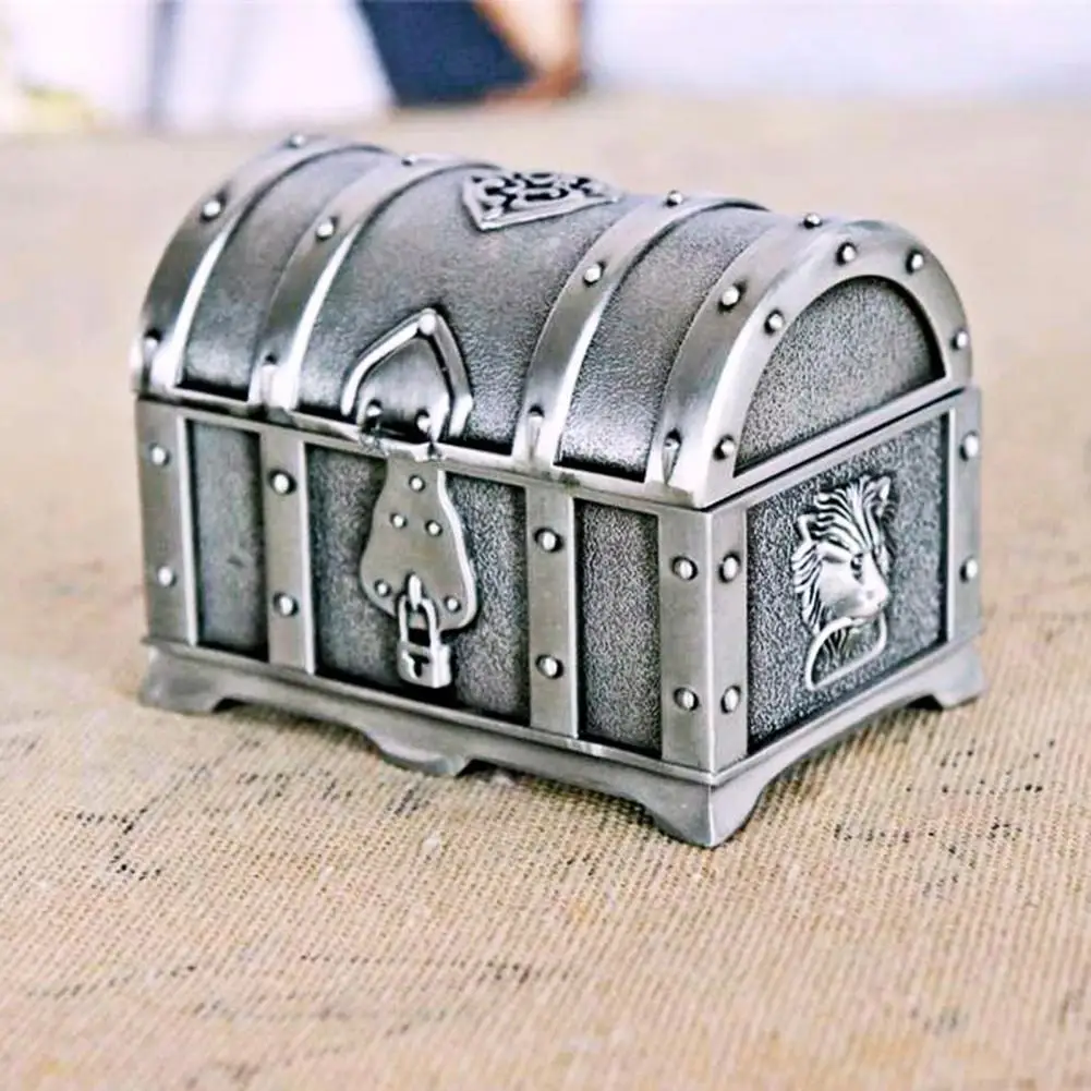 

Silver Color/Golden Color Retro Exquisite Pure Color Jewelry Box Accessories Jewelry Box Antique Style for Bracelets